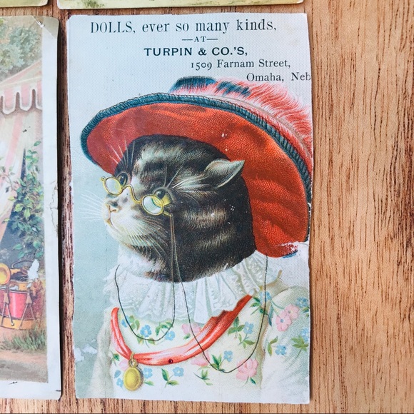 Set of 4 Victorian Trade Cards - Picture 6 of 6